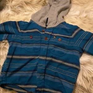 Quicksilver Button down Hoodie